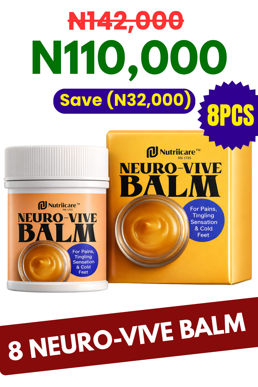 Ultimate Plan - 8 Neuro-Vive Balm