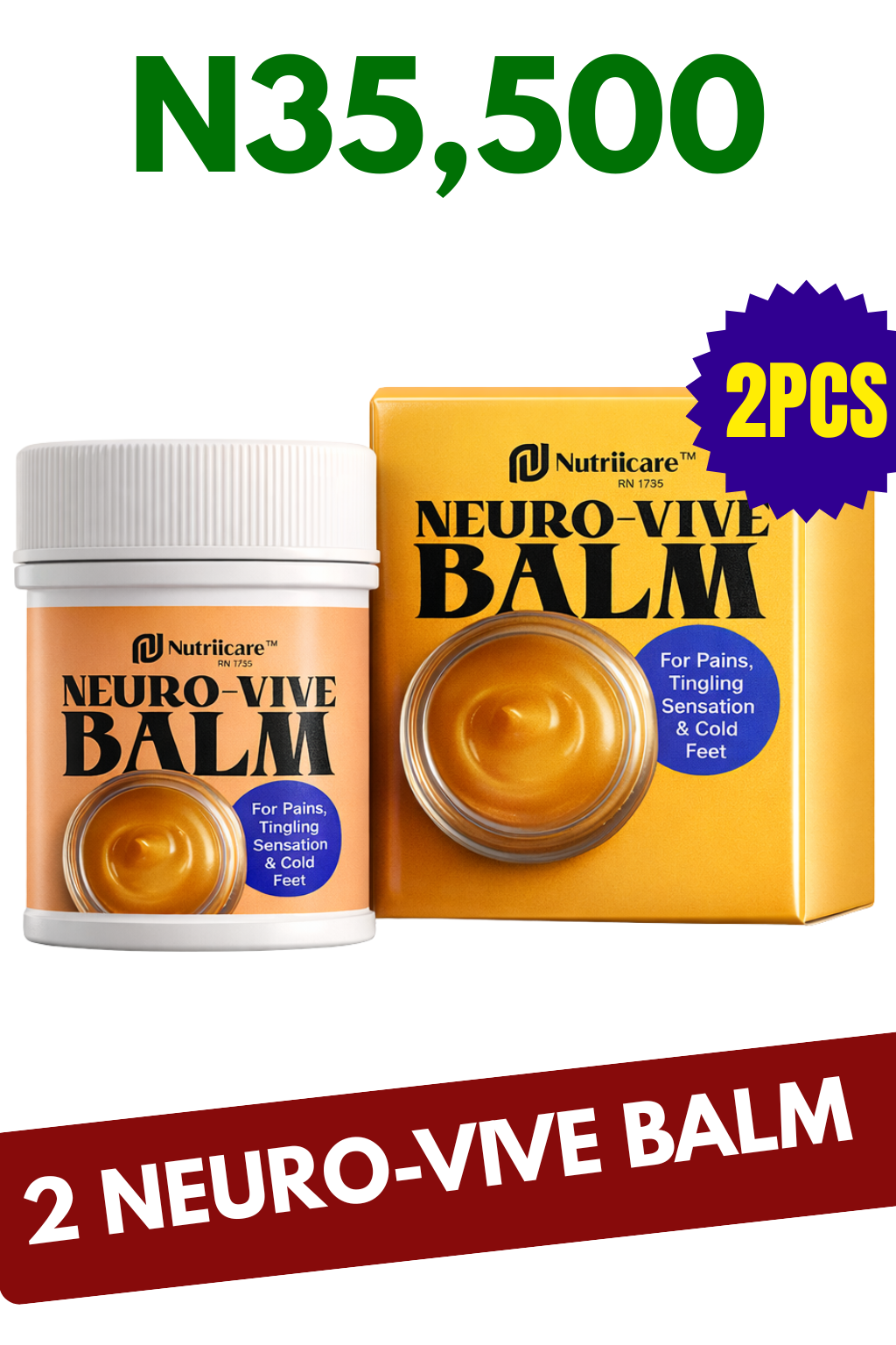 Regular Plan - 2 Neuro-Vive Balm