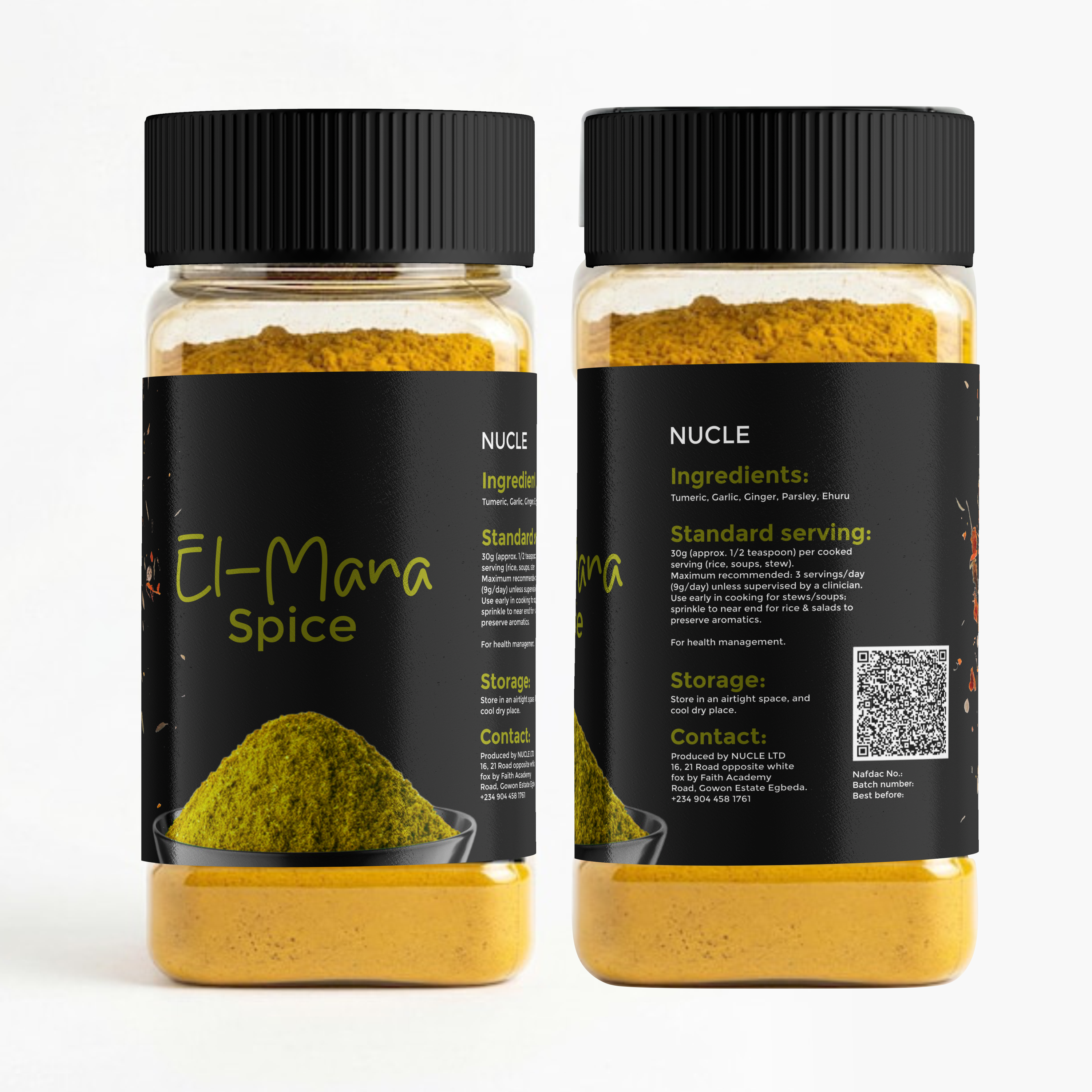 Elmana Spice Jar