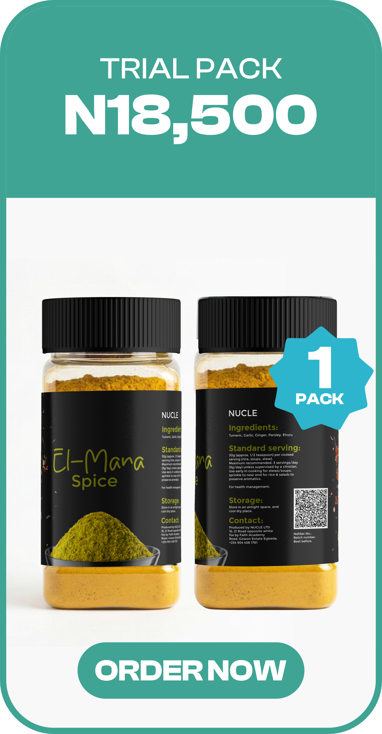 Trial Pack - 1 Pack - N18,500