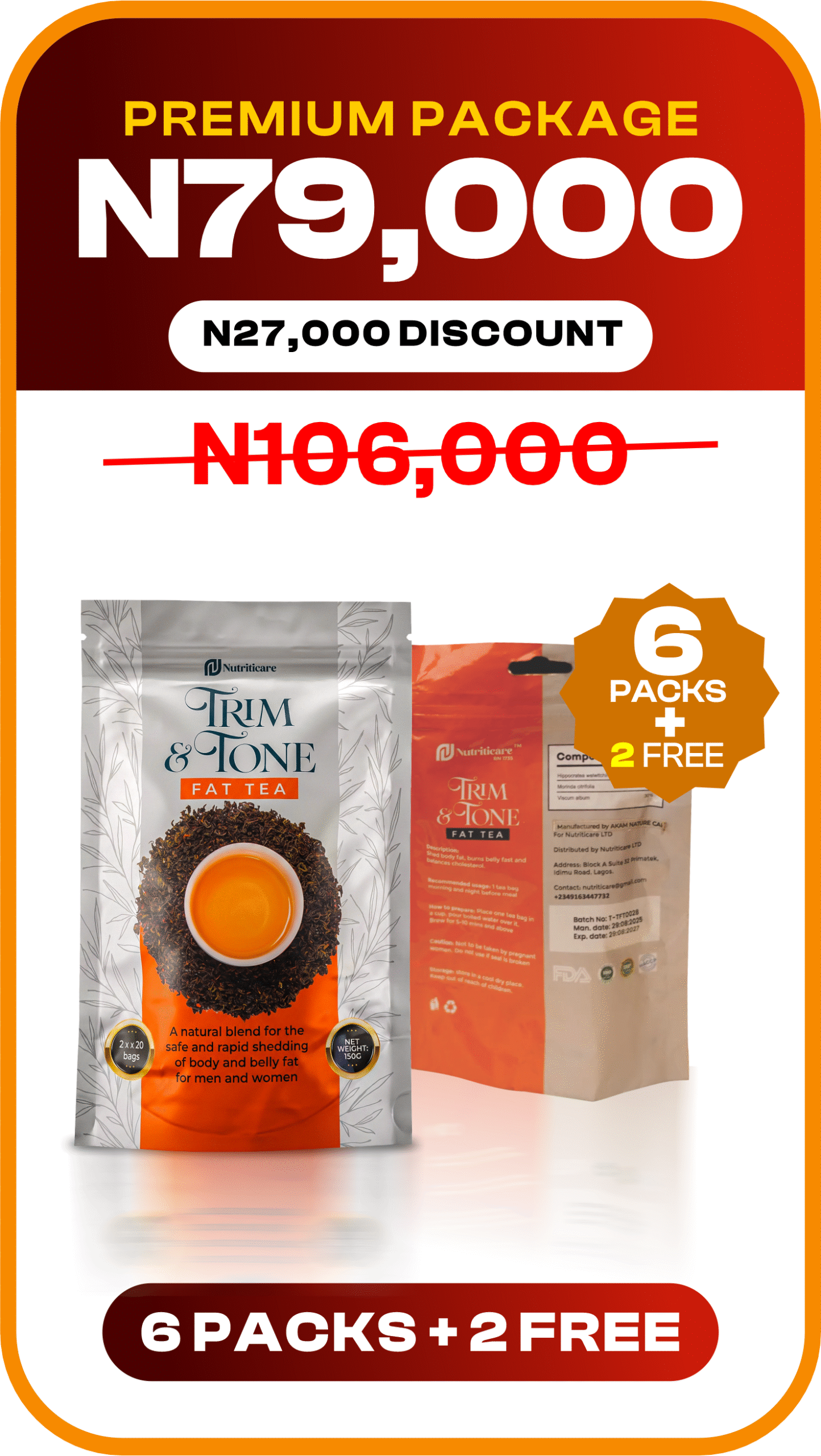 Ultimate Package — ₦134,500 — 5 Packs + 3 Free