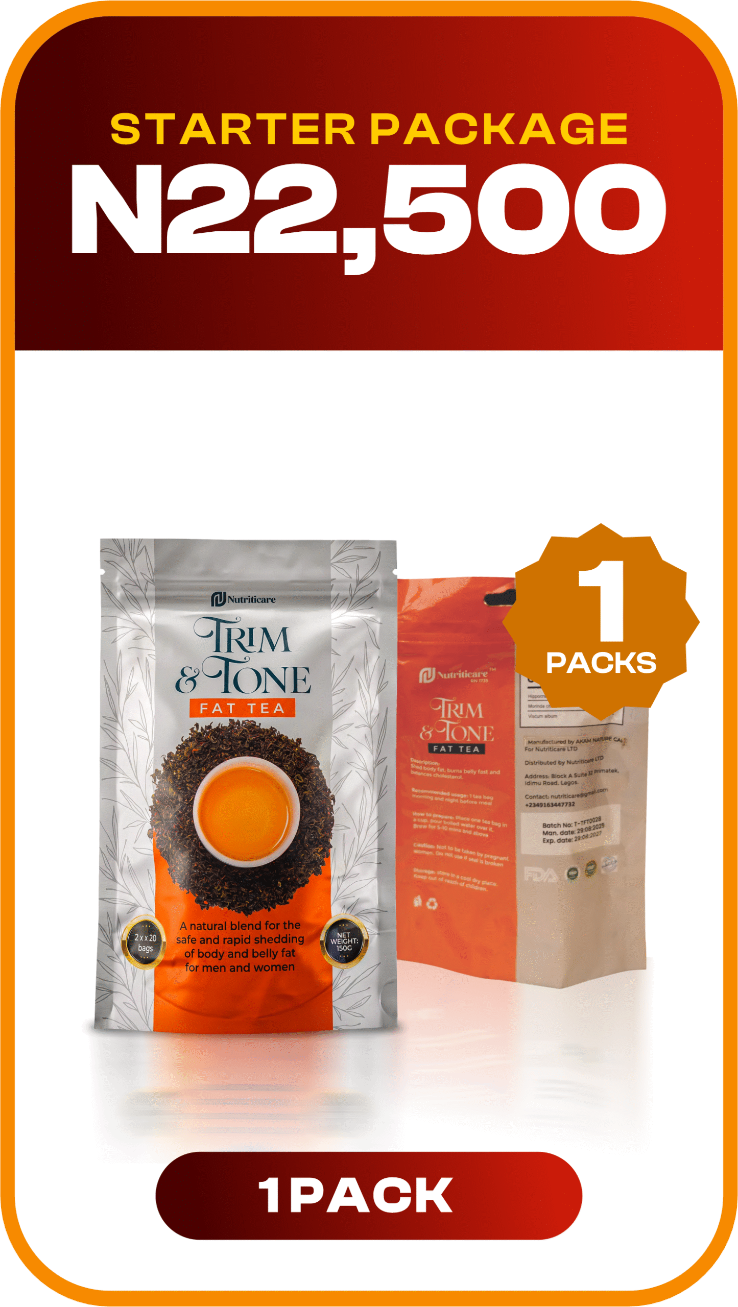 Trial Package — ₦35,500 — 1 Pack