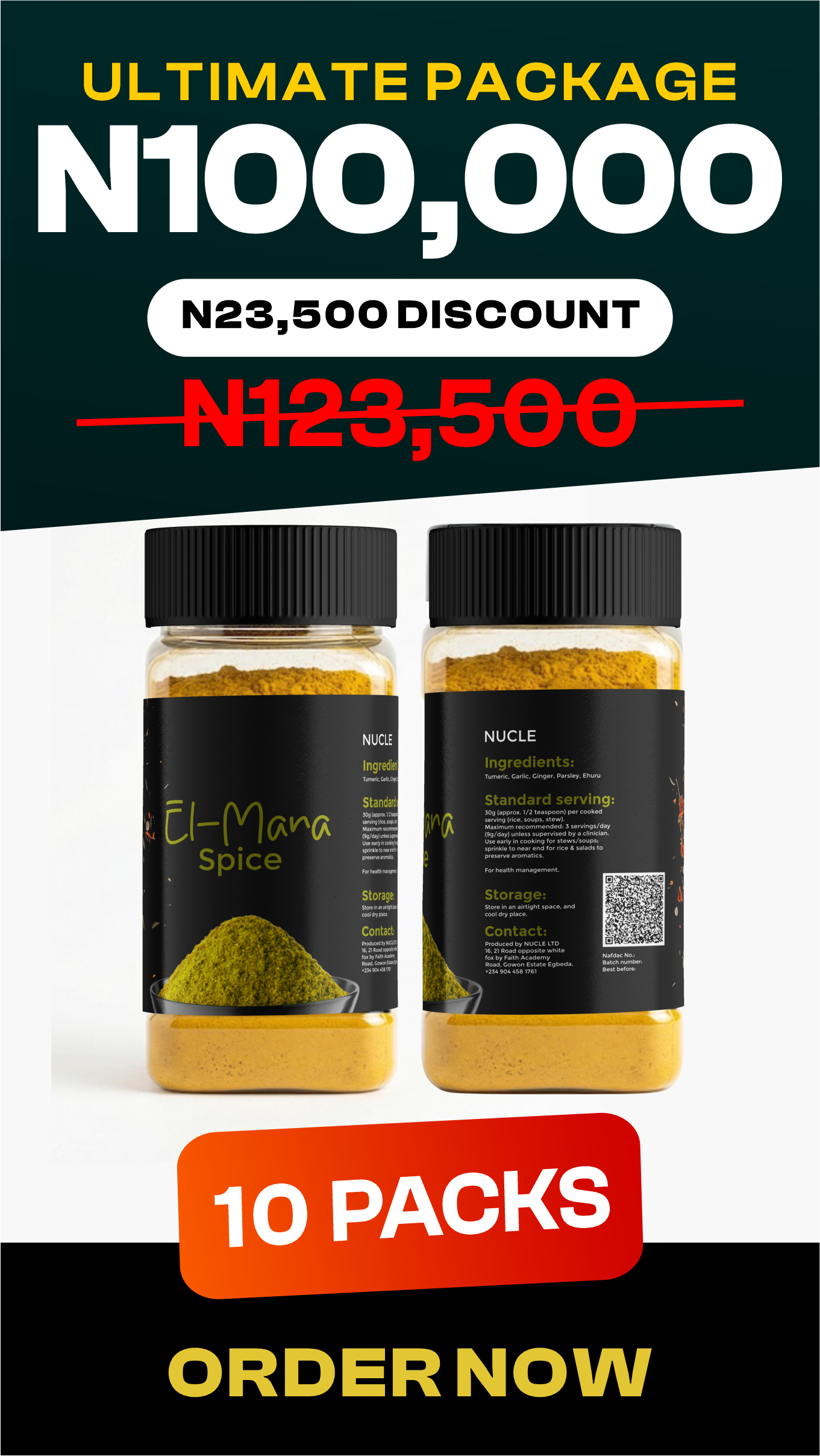 Premium Pack - 4 Packs - N59,000