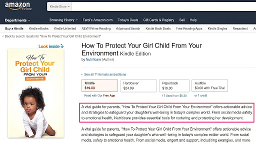 Both Ebook Covers + Amazon Listing Screenshots
