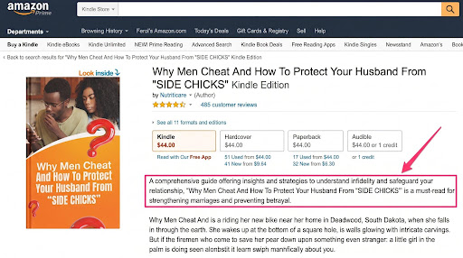 Both Ebook Covers + Amazon Listing Screenshots